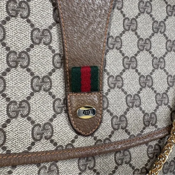 Gucci Large Ophidia Sherry Line Supreme GG Monogram Clutch/crossbody bag - Picture 6 of 16